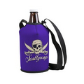 Neoprene Growler Cover with Strap & Hook Closure